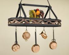 Hi-Lite MFG Co. H-64Y-D-BR47/B-GLD - POT RACK COLLECTION