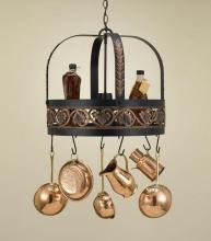 Hi-Lite MFG Co. H-81Y-D-BR47/A-GLD - POT RACK COLLECTION