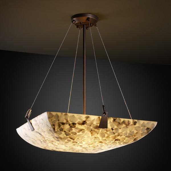 48" Pendant Bowl w/ Tapered Clips