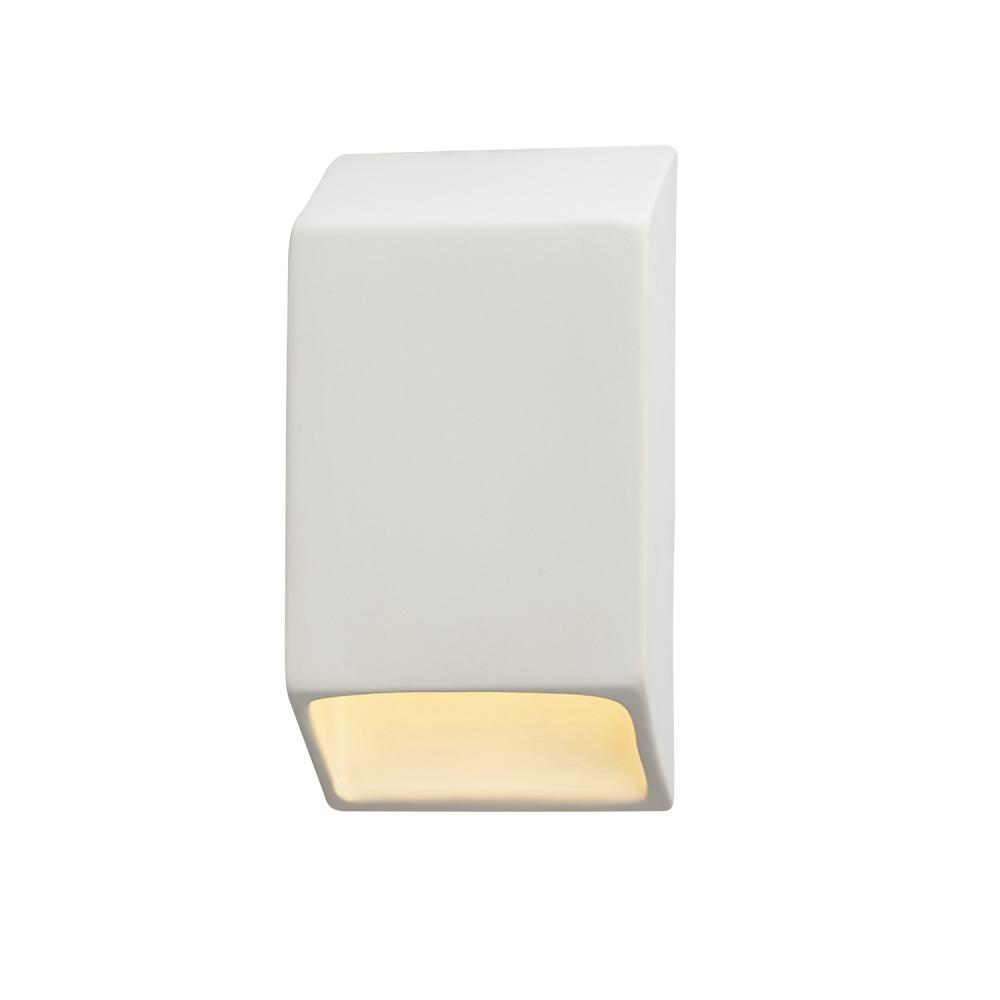 Small ADA Tapered Rectangle LED Wall Sconce (Closed Top)