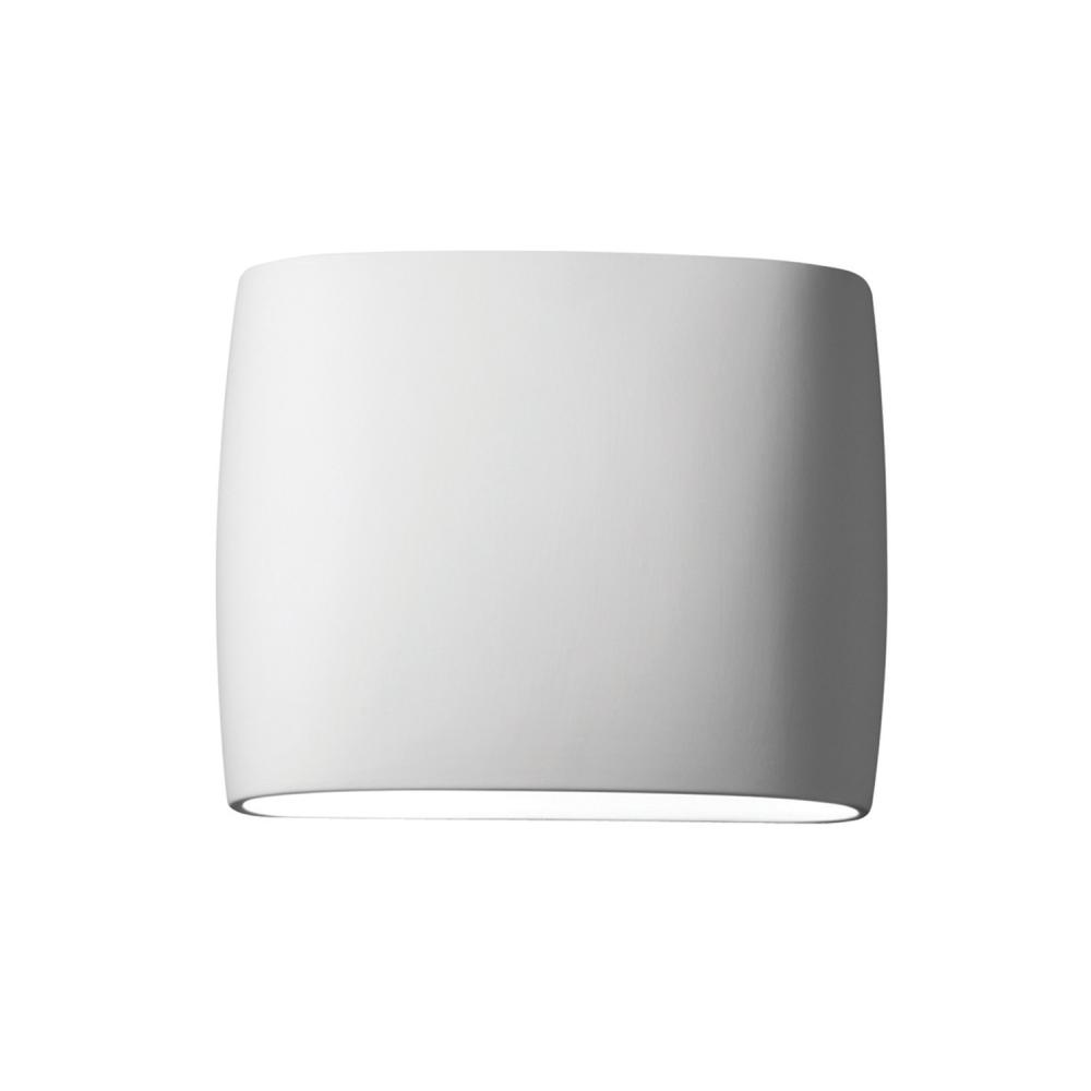 Wide ADA Outdoor LED Oval - Open Top & Bottom