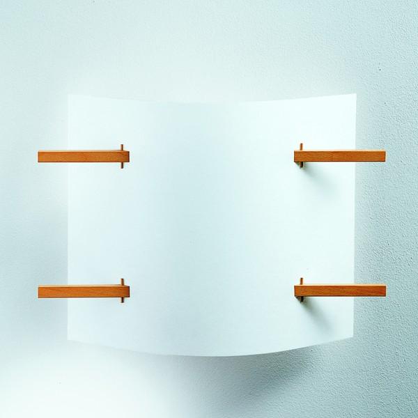 Folio Beech Wood Wall Sconce