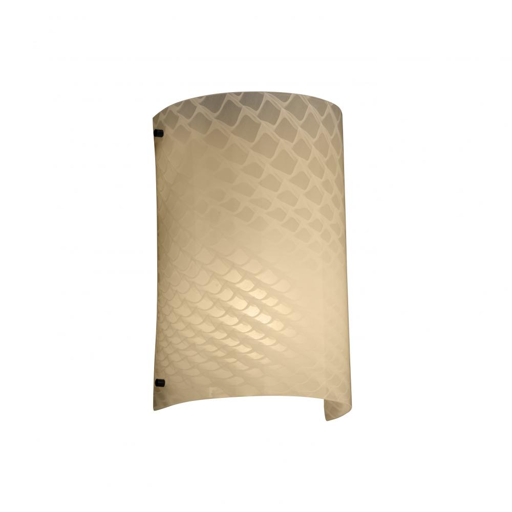 Finials Curved Wall Sconce