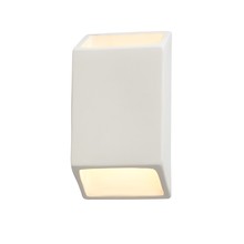 Justice Design Group CER-5865-BIS - Small ADA Tapered Rectangle LED Wall Sconce (Open Top & Bottom)