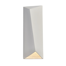 Justice Design Group CER-5897W-BIS - Large Diagonal Rectangle Outdoor LED Wall Sconce (Closed Top)