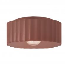 Justice Design Group CER-6187W-CLAY - Large Gear Flush-Mount (Outdoor)