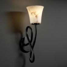 Justice Design Group FAL-8911-20-DBRZ - Capellini 1-Light Wall Sconce