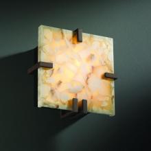 Justice Design Group ALR-5550-DBRZ - Clips Square Wall Sconce (ADA)