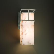 Justice Design Group ALR-8641W-NCKL - Structure LED 1-Light Small Wall Sconce - Outdoor