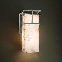 Justice Design Group ALR-8643W-NCKL - Structure 1-Light Small Wall Sconce - Outdoor