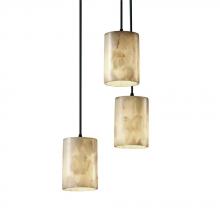 Justice Design Group ALR-8818-10-MBLK - Mini 3-Light Cluster Pendant