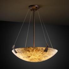 Justice Design Group ALR-9641-35-DBRZ-LED-3000 - 18" Pendant Bowl w/ Tapered Clips