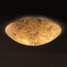 Justice Design Group ALR-9672-25-NCKL-LED-5000 - 24" Semi-Flush Bowl w/ Fluorescent Lamping