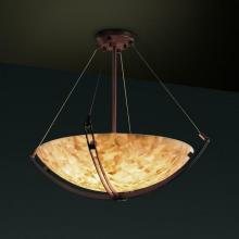 Justice Design Group ALR-9721-25-DBRZ-LED-3000 - 18" Pendant Bowl w/ Crossbar