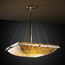 Justice Design Group ALR-9792-25-MBLK-LED-5000 - 24" Square Pendant Bowl w/ Ring