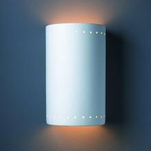 Justice Design Group CER-1295W-BLK-LED-1000 - Wall Sconce