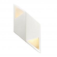 Justice Design Group CER-5835-CRNI - Small ADA Rhomboid LED Wall Sconce
