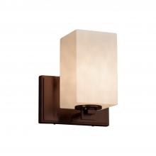 Justice Design Group CLD-8441-15-DBRZ - Era 1-Light Wall Sconce
