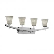 Justice Design Group CLD-8594-20-MBLK - Archway 4-Light Bath Bar