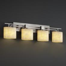 Justice Design Group CLD-8704-15-NCKL - Aero 4-Light Bath Bar