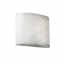 Justice Design Group CLD-8855 - ADA Wide Oval Wall Sconce