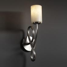 Justice Design Group CLD-8911-30-NCKL - Capellini 1-Light Wall Sconce