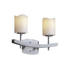 Justice Design Group CNDL-8592-10-AMBR-NCKL - Archway 2-Light Bath Bar