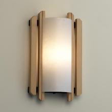 Justice Design Group DOM-8309-LED-1000 - Trommel Beech Wood Wall Sconce (ADA)
