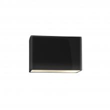 Justice Design Group CER-5640-BLK - Small ADA Wide Rectangle - Closed Top