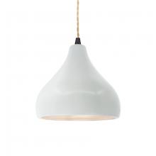 Justice Design Group CER-6560-WTWT-MBLK-BEIG-TWST - Small Droplet 1-Light Pendant