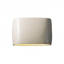 Justice Design Group CER-8898-CRK - Wide ADA Large Oval Wall Sconce - Closed Top