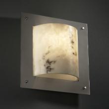 Justice Design Group FAL-5561-NCKL-LED-1000 - Framed Square 4-Sided Wall Sconce (ADA)