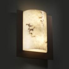 Justice Design Group FAL-5562-DBRZ-LED-2000 - Framed Rectangle 3-Sided Wall Sconce (ADA)