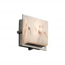 Justice Design Group FAL-7561W-NCKL - Avalon Square ADA Outdoor/Indoor LED Wall Sconce
