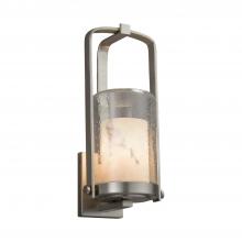 Justice Design Group FAL-7581W-10-NCKL - Atlantic Small Outdoor Wall Sconce