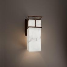 Justice Design Group FAL-8641W-DBRZ - Structure LED 1-Light Small Wall Sconce - Outdoor