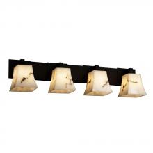 Justice Design Group FAL-8924-10-MBLK - Modular 4-Light Bath Bar