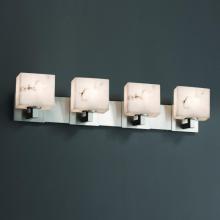 Justice Design Group FAL-8924-55-NCKL - Modular 4-Light Bath Bar