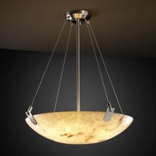 Justice Design Group FAL-9621-35-MBLK-LED-3000 - 18" Pendant Bowl w/ U-Clips