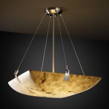 Justice Design Group FAL-9641-25-MBLK-LED-3000 - 18" Pendant Bowl w/ Tapered Clips