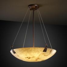 Justice Design Group FAL-9641-35-DBRZ-LED-3000 - 18" Pendant Bowl w/ Tapered Clips