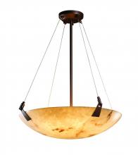 Justice Design Group FAL-9642-25-DBRZ - 24" Pendant Bowl w/ Tapered Clips