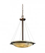 Justice Design Group FAL-9692-35-DBRZ-LED-5000 - 24" Round Pendant Bowl w/ Ring