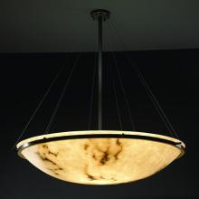 Justice Design Group FAL-9694-35-DBRZ-LED-6000 - 36" Round Pendant Bowl w/ Ring