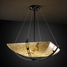 Justice Design Group FAL-9722-35-MBLK-LED-5000 - 24" Pendant Bowl w/ Crossbar