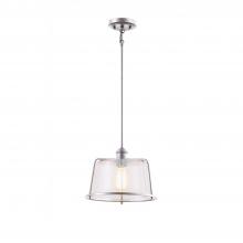 Justice Design Group FSN-4423-SEED-NCKL - Revere 12" 1-Light Pendant