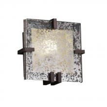Justice Design Group FSN-5550-MROR-DBRZ-LED-1000 - Clips Square Wall Sconce (ADA)