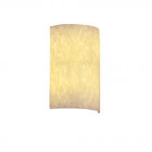 Justice Design Group FSN-5562-DROP-DBRZ-LED-2000 - Framed Rectangle 3-Sided Wall Sconce (ADA)