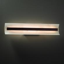Justice Design Group FSN-8625-WEVE-DBRZ - Contour 29" Linear LED Wall/Bath