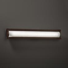 Justice Design Group FSN-8635-WEVE-DBRZ - Lineate 30" Linear LED Wall/Bath